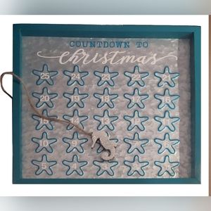 "Fancy That Seahorse" Nautical Christmas Countdown - Magnetic - NIB